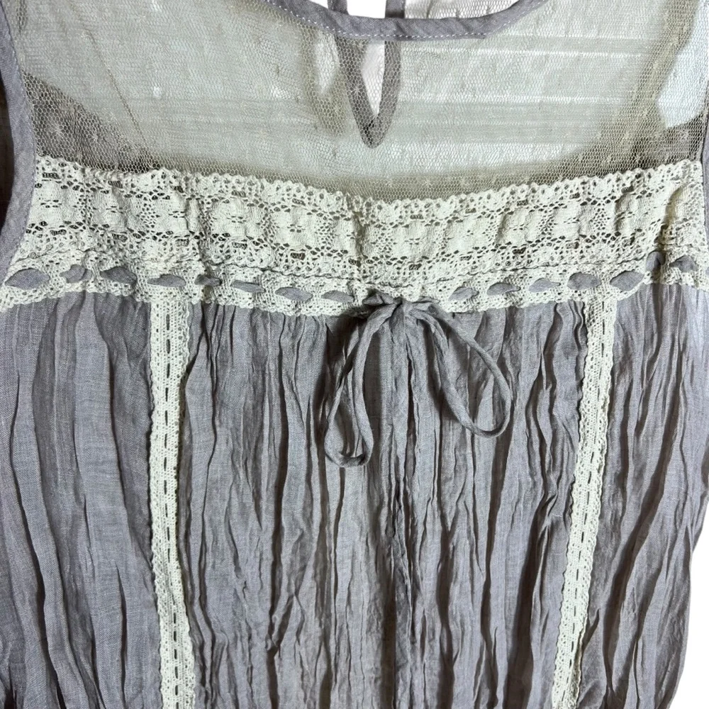Rye Sleeveless Lace Blouse Tank, X-Large - Picture 3 of 11